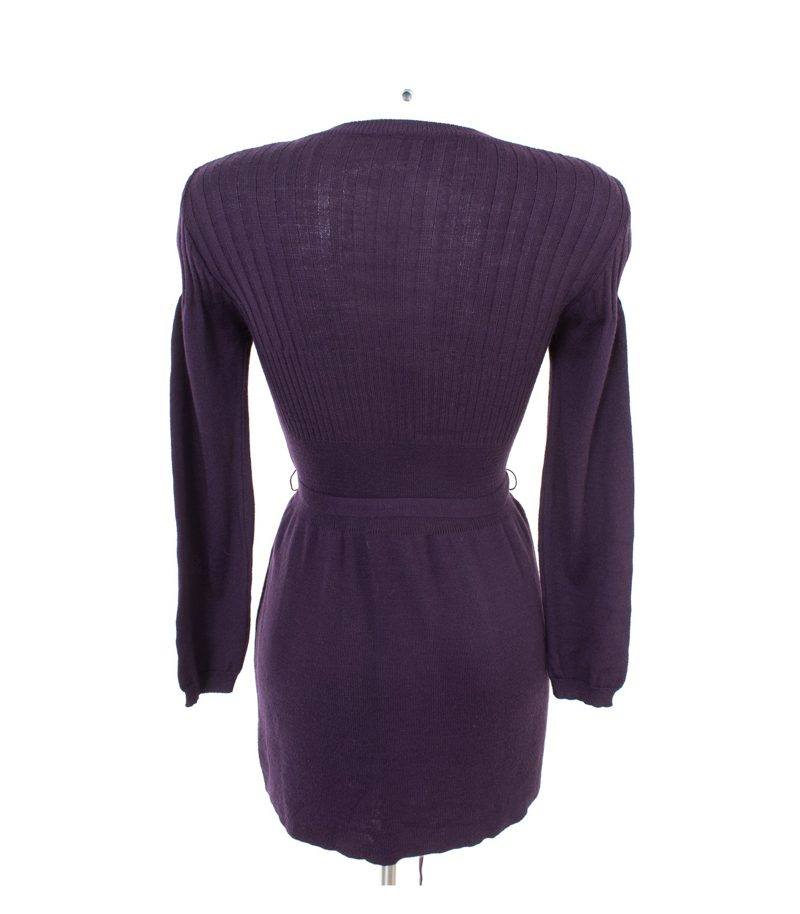 EXTYN Damen Strickmantel Mantel Cardigan Gr. DE 34 Violett – Foto 3