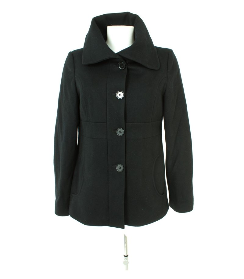 Marie Lund COPENHAGEN Damen Jacke Gr. DE 38 Schwarz Wolle Viskose – Foto 1