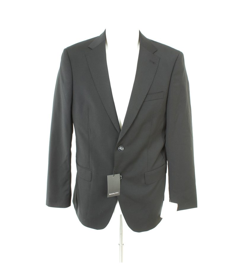 BARUTTI Herren Sakko Gr. 50/R40 Schwarz Wolle NEU – Foto 1