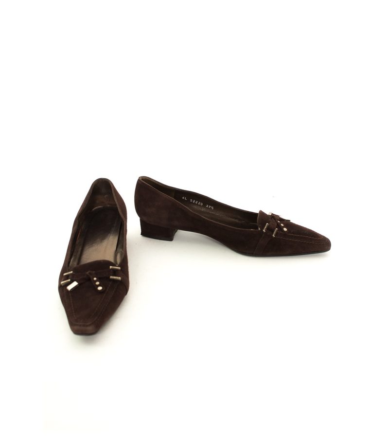 STUART WEITZMAN Damen Pumps High Heels Laufer Gr. EU 39,5 Braun Leder – Foto 1