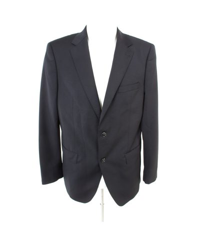 BARUTTI Herren Sakko Gr. 50/R40 Blau Wolle