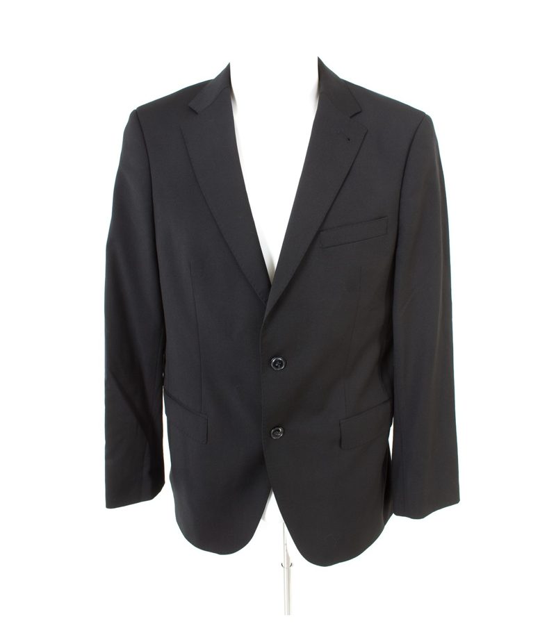 BARUTTI Herren Sakko Gr. 50/R40 Schwarz Wolle – Foto 1