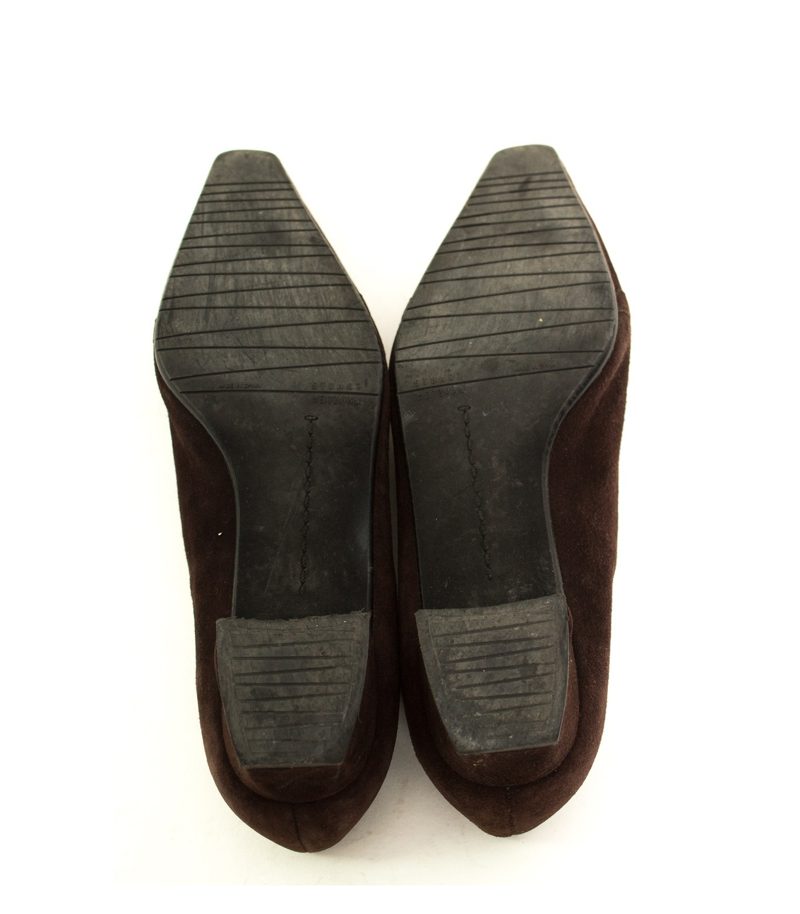 STUART WEITZMAN Damen Pumps High Heels Laufer Gr. EU 39,5 Braun Leder – Foto 5