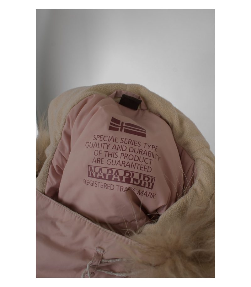Mädchen Gr.10 Jahre Schlupfform Pelz Mädchen Jacke Outdoor Rosa – Foto 4