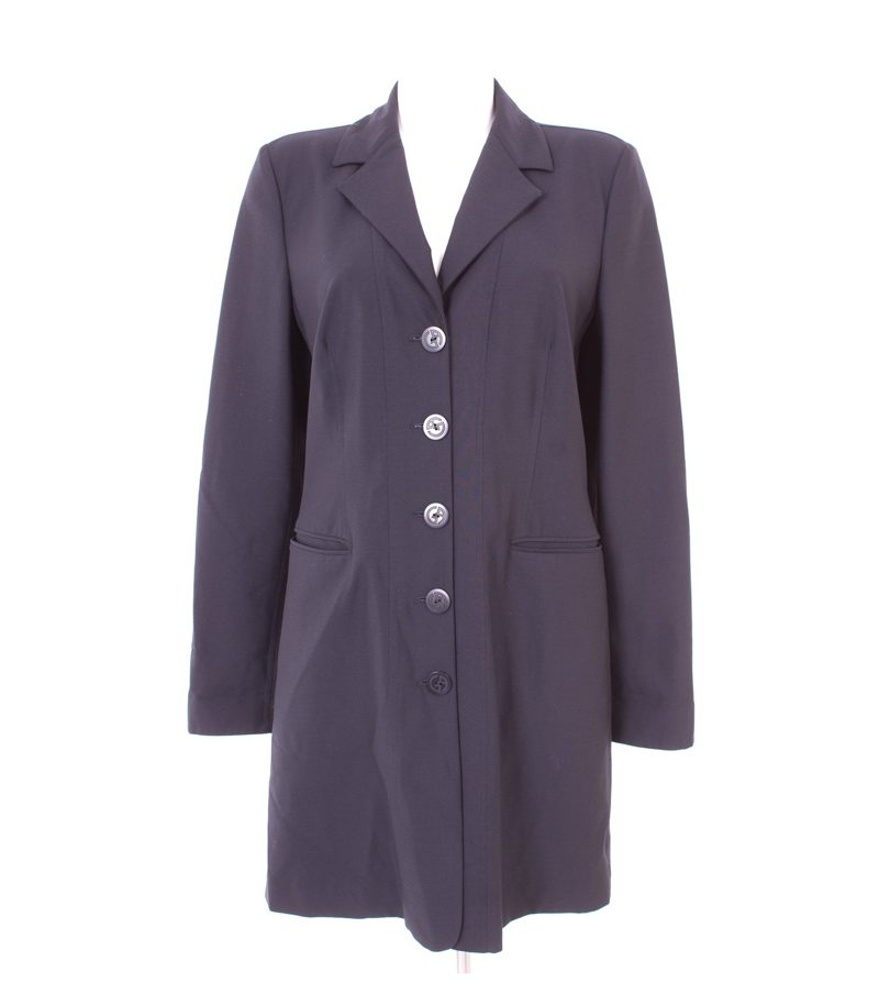GIORGIO ARMANI Damen Mantel GR. IT 46/DE 40 Blau Wolle – Foto 1