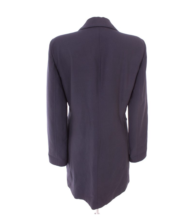 GIORGIO ARMANI Damen Mantel GR. IT 46/DE 40 Blau Wolle – Foto 3