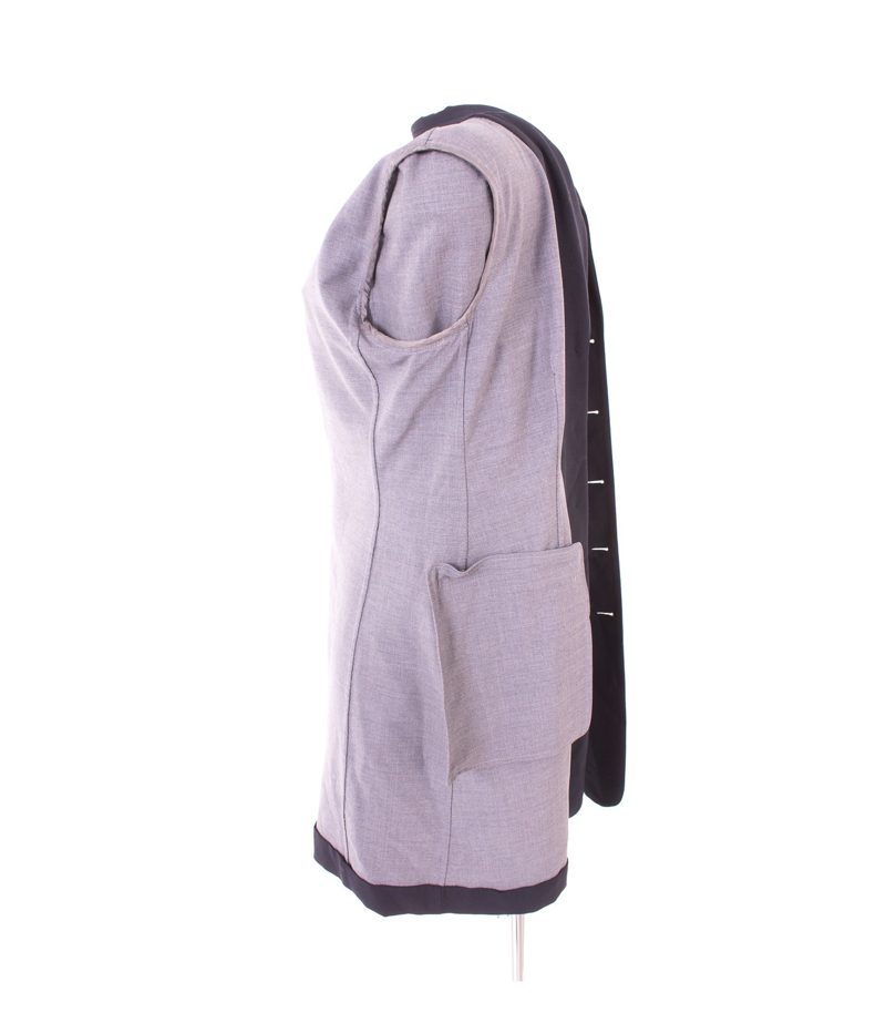 GIORGIO ARMANI Damen Mantel GR. IT 46/DE 40 Blau Wolle – Foto 8