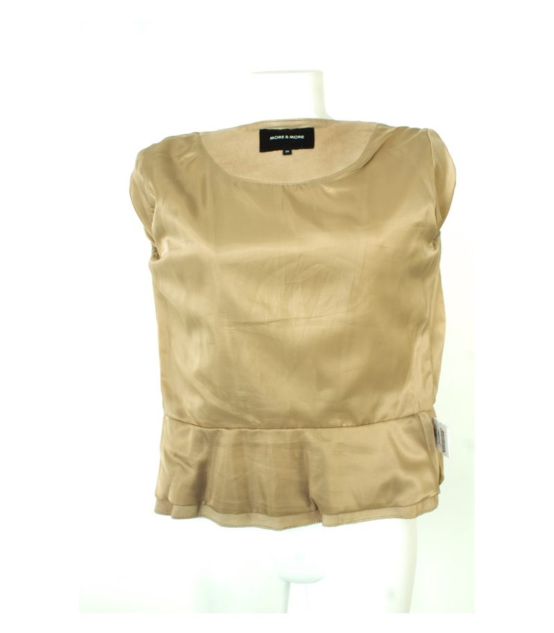 MORE & MORE Damen Lederjacke gr. DE 38 Beige Leder – Foto 5
