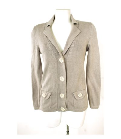 Donna Lane Damen Strickjacke Gr. S in Lichtviolett Baumwolle