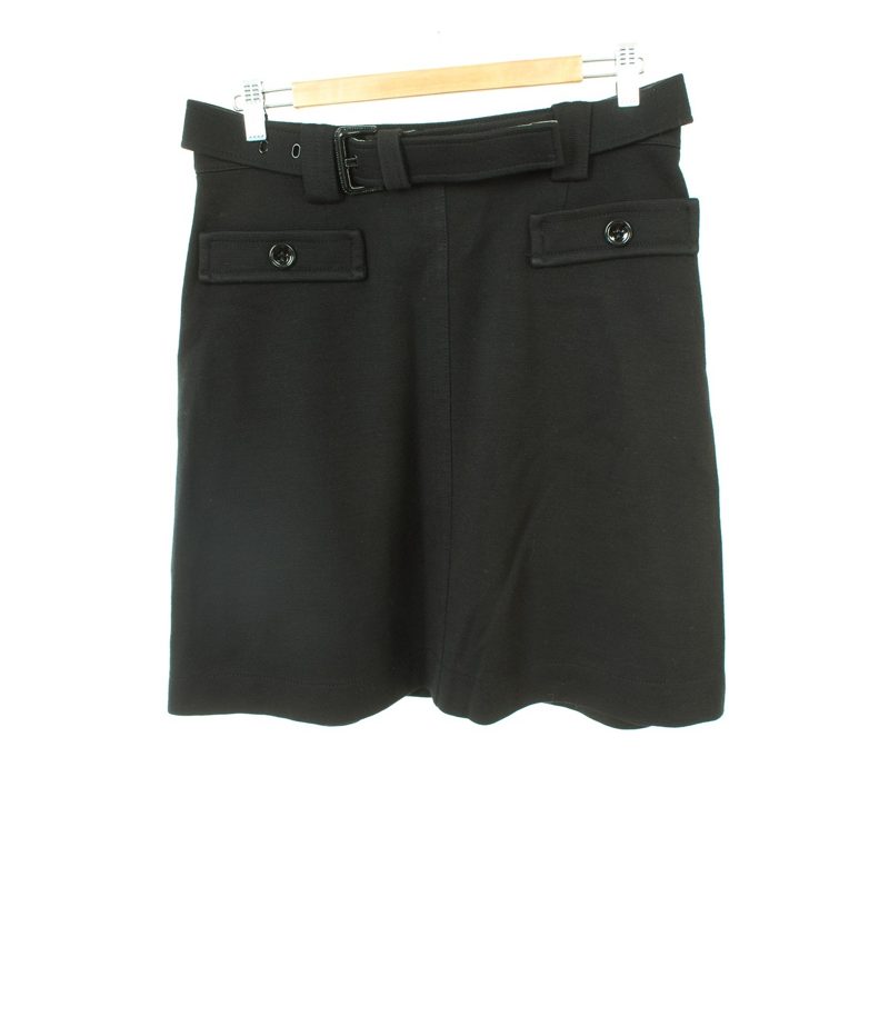 Max Mara Damen Rock Gr. DE 40 Schwarz Wolle – Foto 1