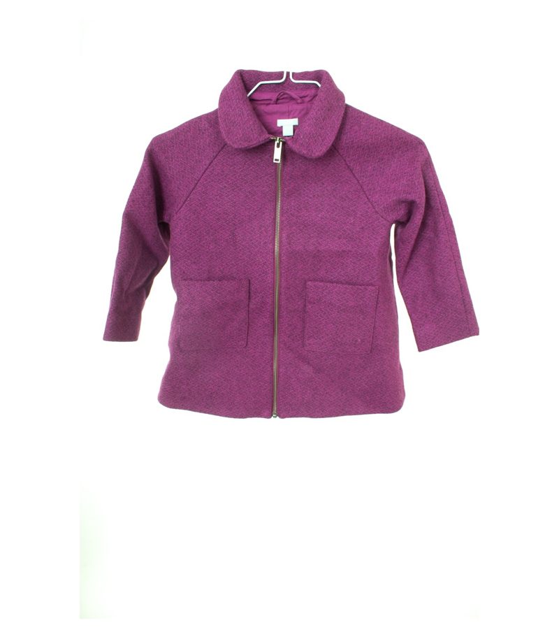 COS Mädchen Jacke Gr. 4-6/110-116 cm Jahre Violett Wolle – Foto 1