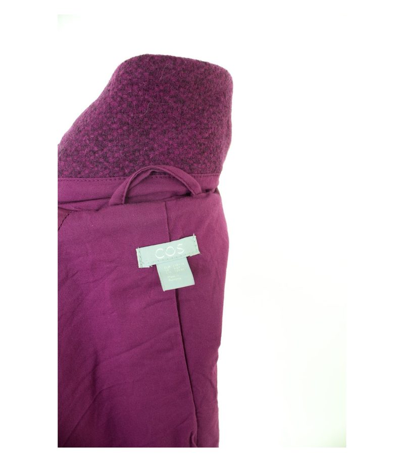 COS Mädchen Jacke Gr. 4-6/110-116 cm Jahre Violett Wolle – Foto 3