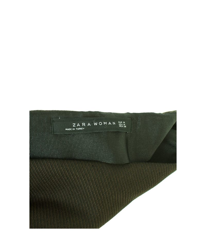ZARA Damen WOMAN Rock Gr. M Braun – Foto 3