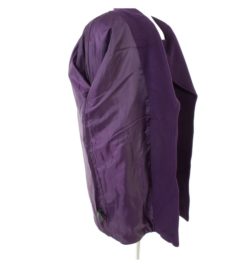 HALLHUBER Damen Mantel Gr.DE 38 Violett Wolle NEU – Foto 6