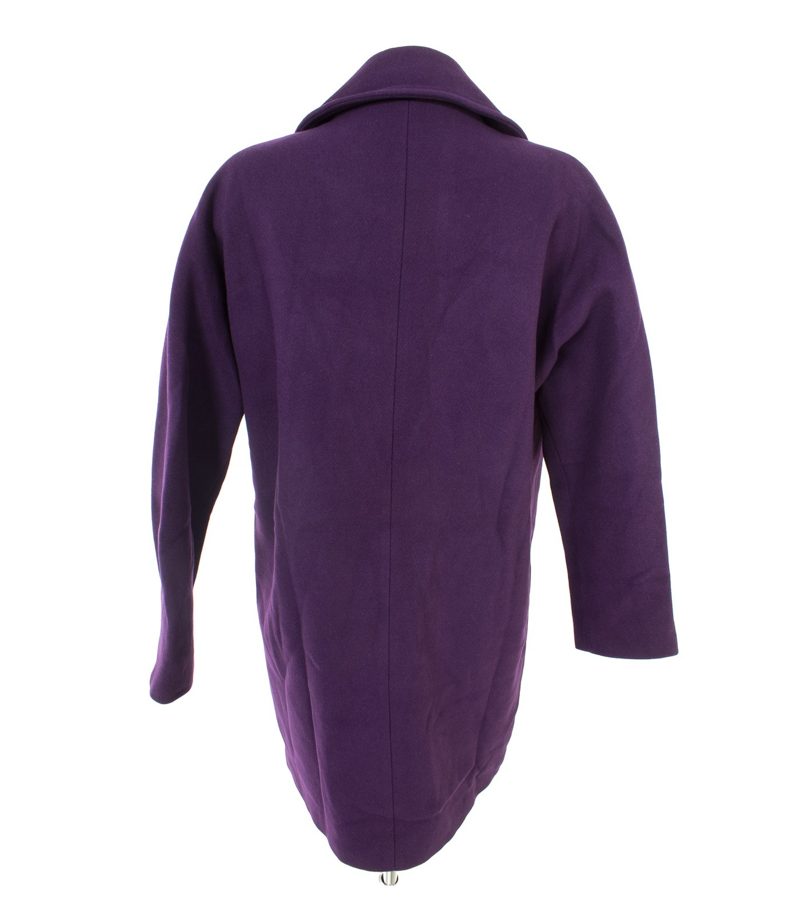 HALLHUBER Damen Mantel Gr.DE 38 Violett Wolle NEU – Foto 3