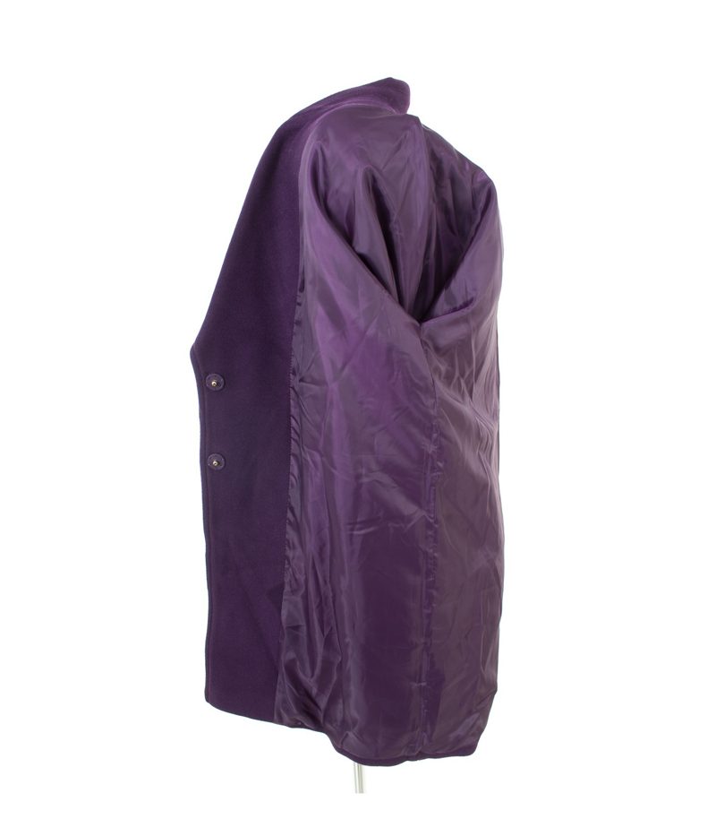 HALLHUBER Damen Mantel Gr.DE 38 Violett Wolle NEU – Foto 7