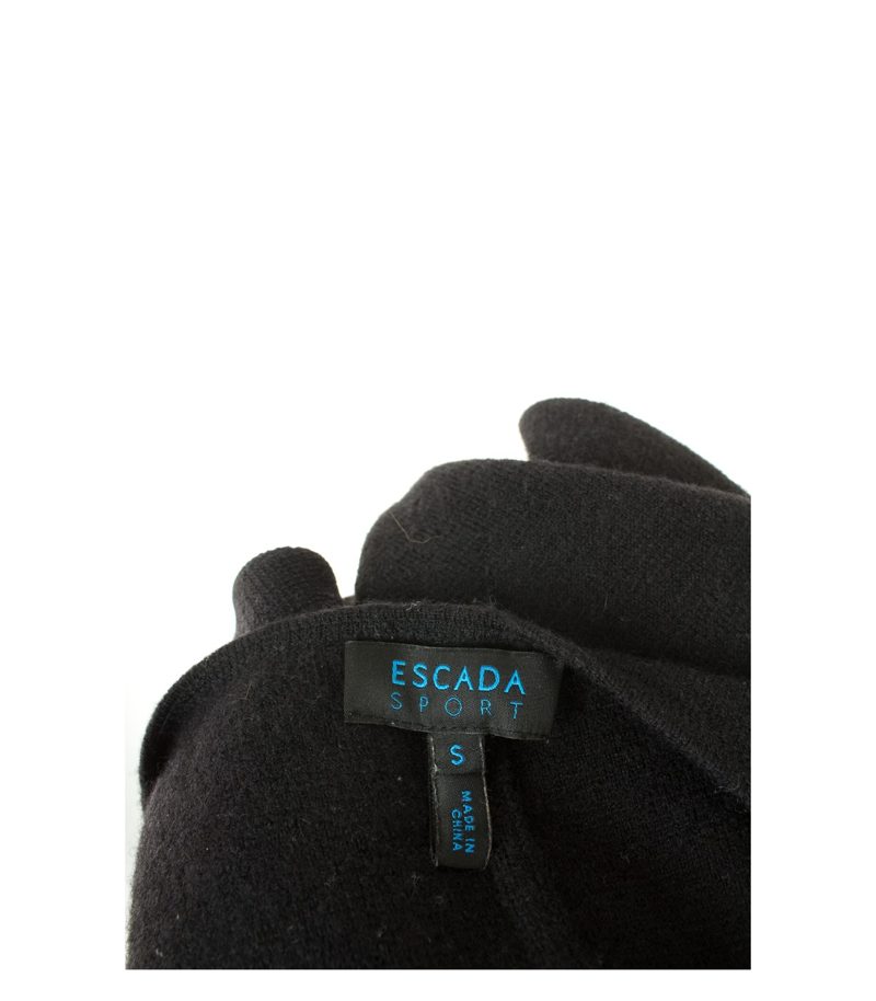 ESCADA SPORT Damen Kleid Strickkleid Gr. S Schwarz Wolle – Foto 4