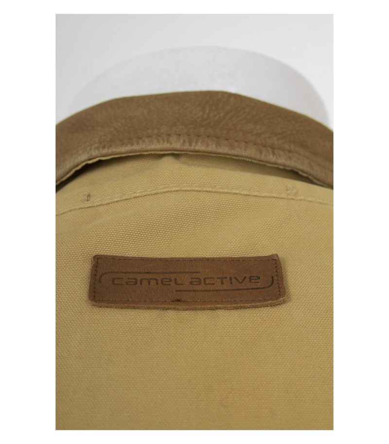 camel active Herren Jacke Gr. L Beige Baumwolle – Foto 4