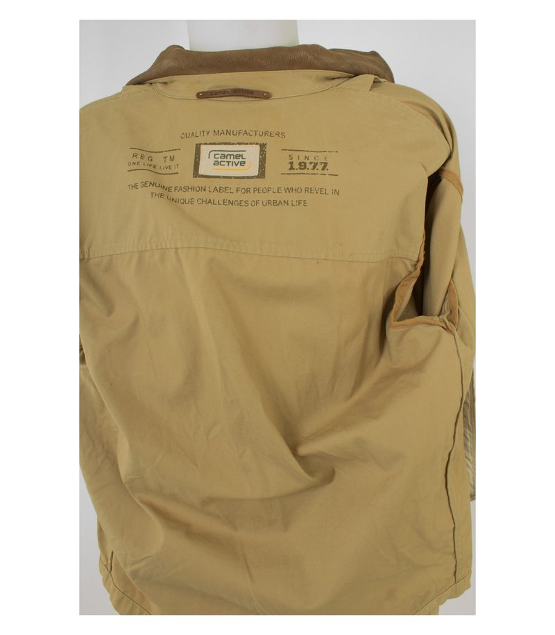 camel active Herren Jacke Gr. L Beige Baumwolle – Foto 5