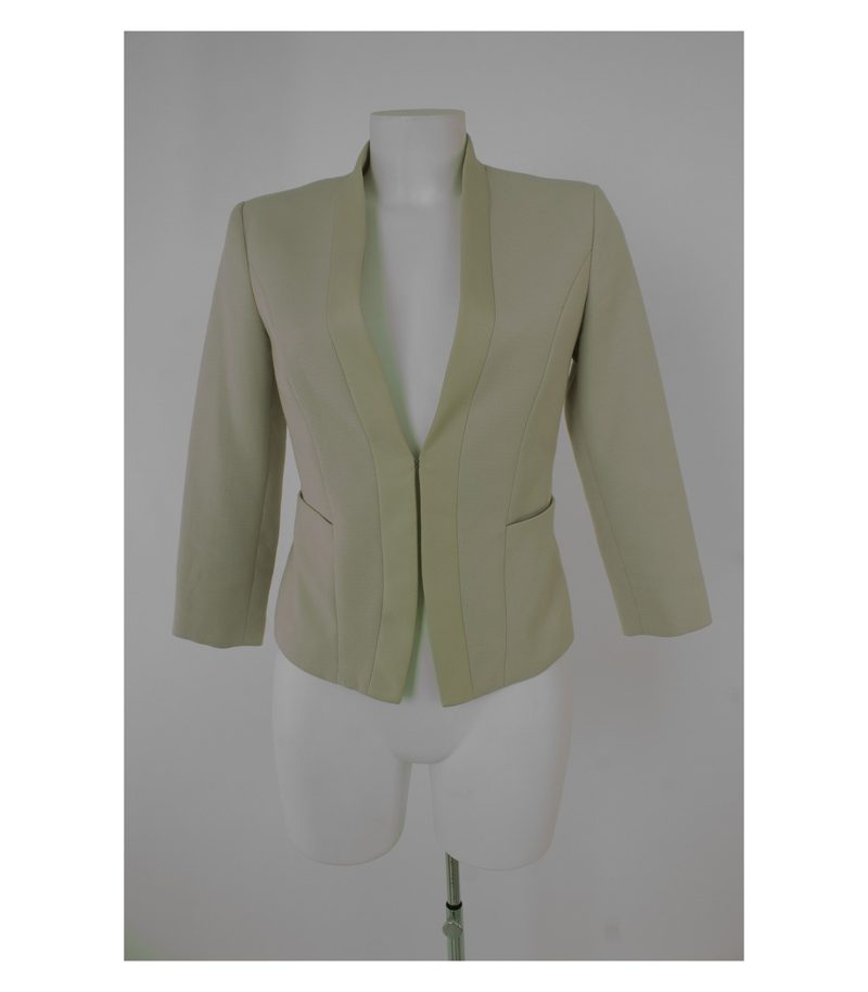 H&M Damen Blazer Gr. DE 36 Beigerosa Viskose – Foto 1