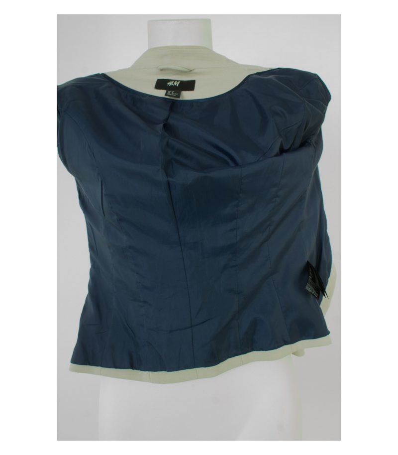 H&M Damen Blazer Gr. DE 36 Beigerosa Viskose – Foto 5