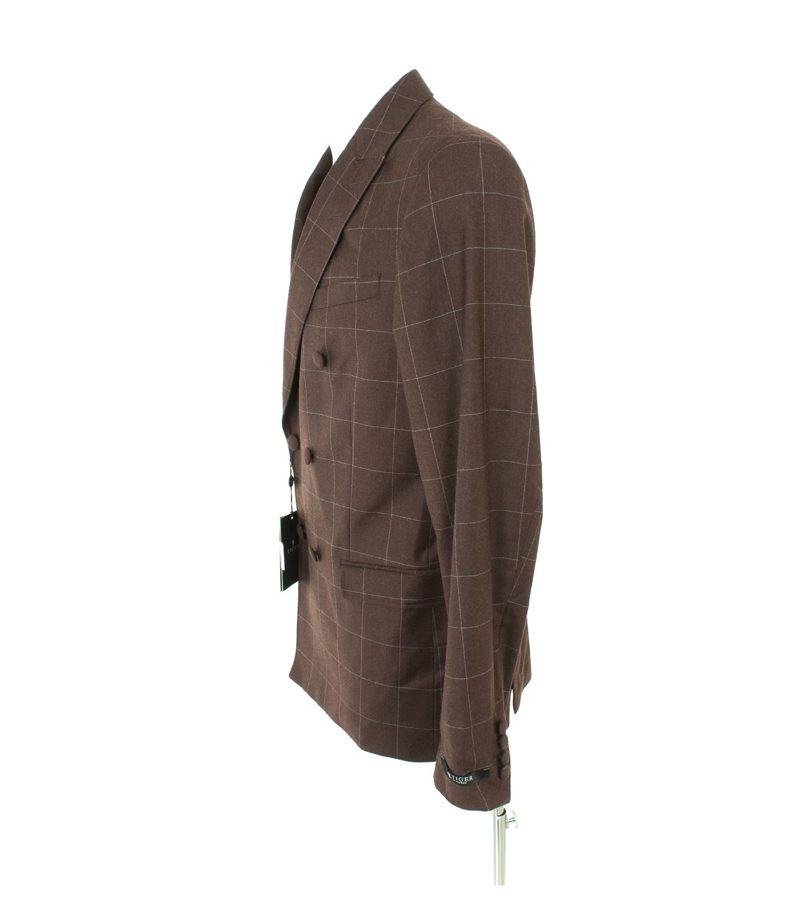 TIGER OF SWEDEN Herren Sakko Gr. 50 Braun Wolle NEU – Foto 2