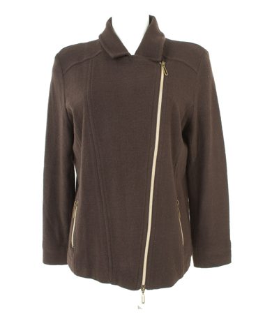 Betty Barclay Damen Strickjacke Cardigan Gr. DE 42 Braun