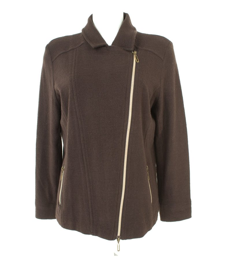 Betty Barclay Damen Strickjacke Cardigan Gr. DE 42 Braun – Foto 1