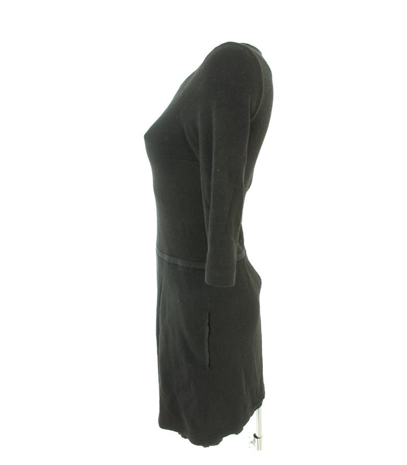 Marc O'Polo Damen Kleid Gr. DE 34 Schwarz Viskose Wolle – Foto 2