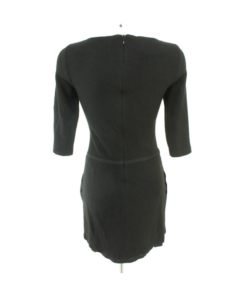 Marc O'Polo Damen Kleid Gr. DE 34 Schwarz Viskose Wolle – Foto 3