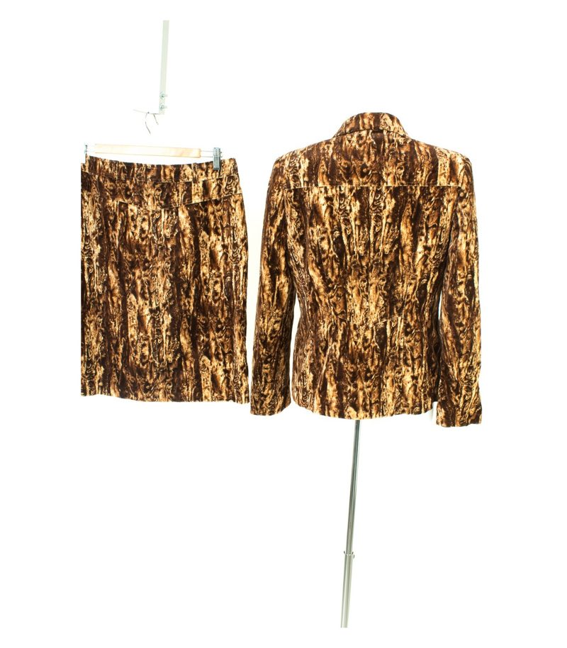 Laurel Damen Kostüm Rock Blazer Gr. DE 38 Mehrfarbig Baumwolle – Foto 2