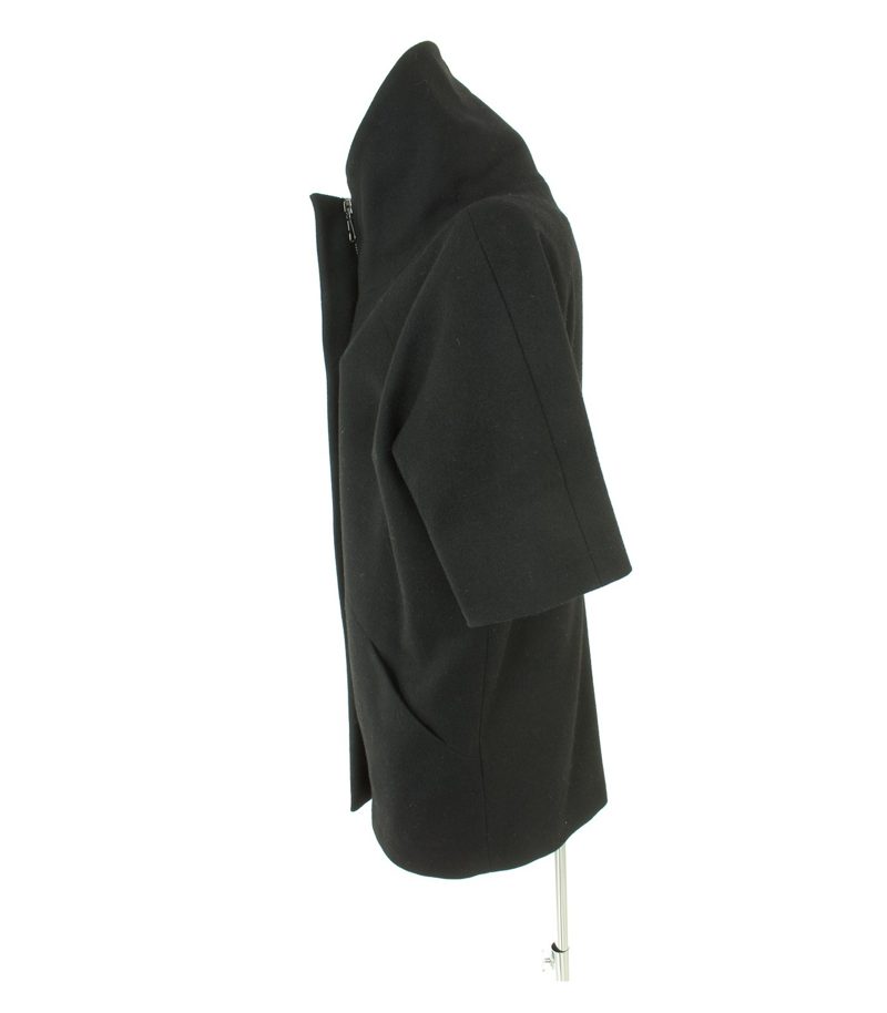 drykorn Damen for beautiful people Kurzmantel Kurzarm Mantel Gr.1/DE 34 Wolle – Foto 5