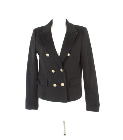 set Damen Blazer Gr. DE 40 Schwarz Wolle