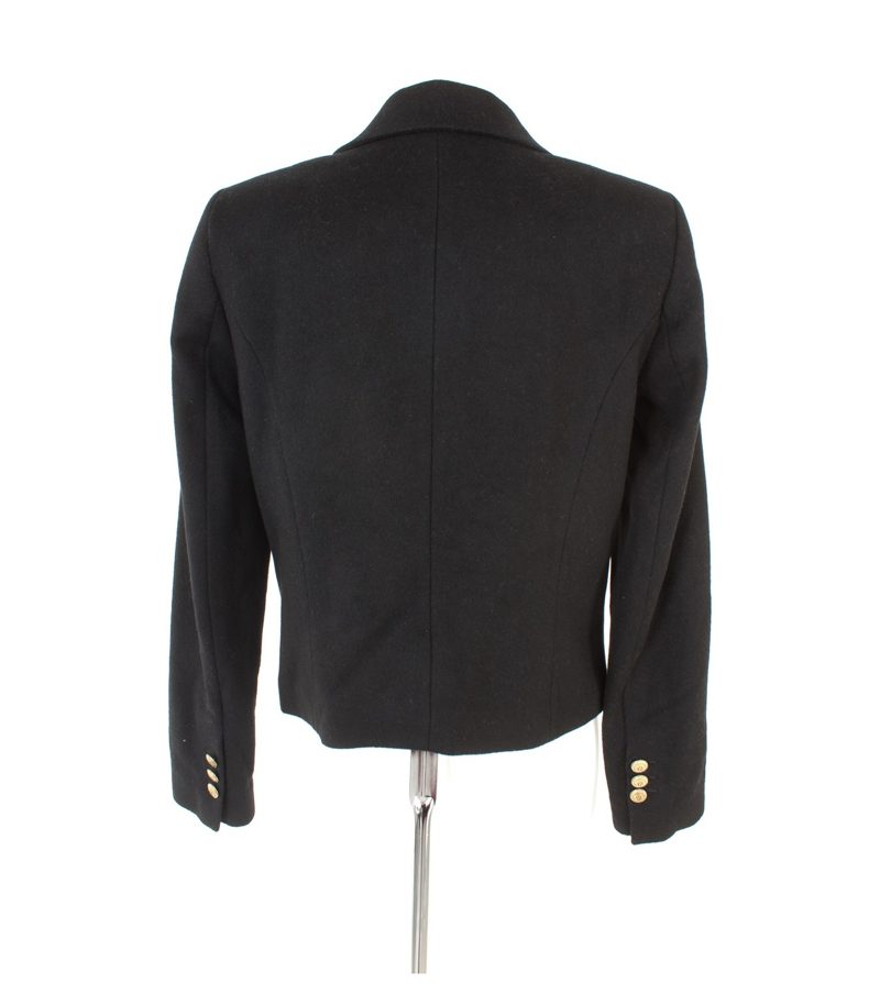 set Damen Blazer Gr. DE 40 Schwarz Wolle – Foto 3