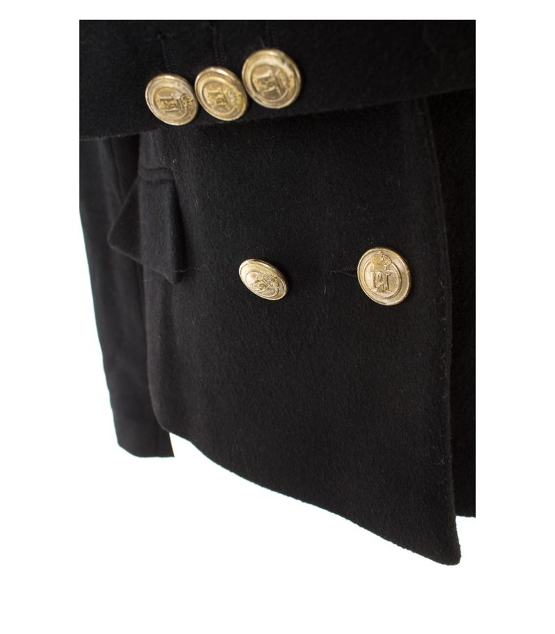 set Damen Blazer Gr. DE 40 Schwarz Wolle – Foto 4