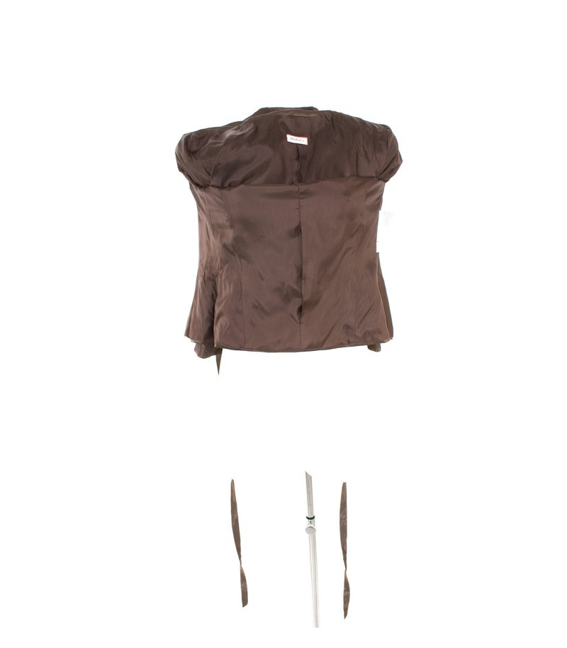 MAX&Co. Damen Blazer Gr. DE 34 Braun Baumwolle Viskose – Foto 6