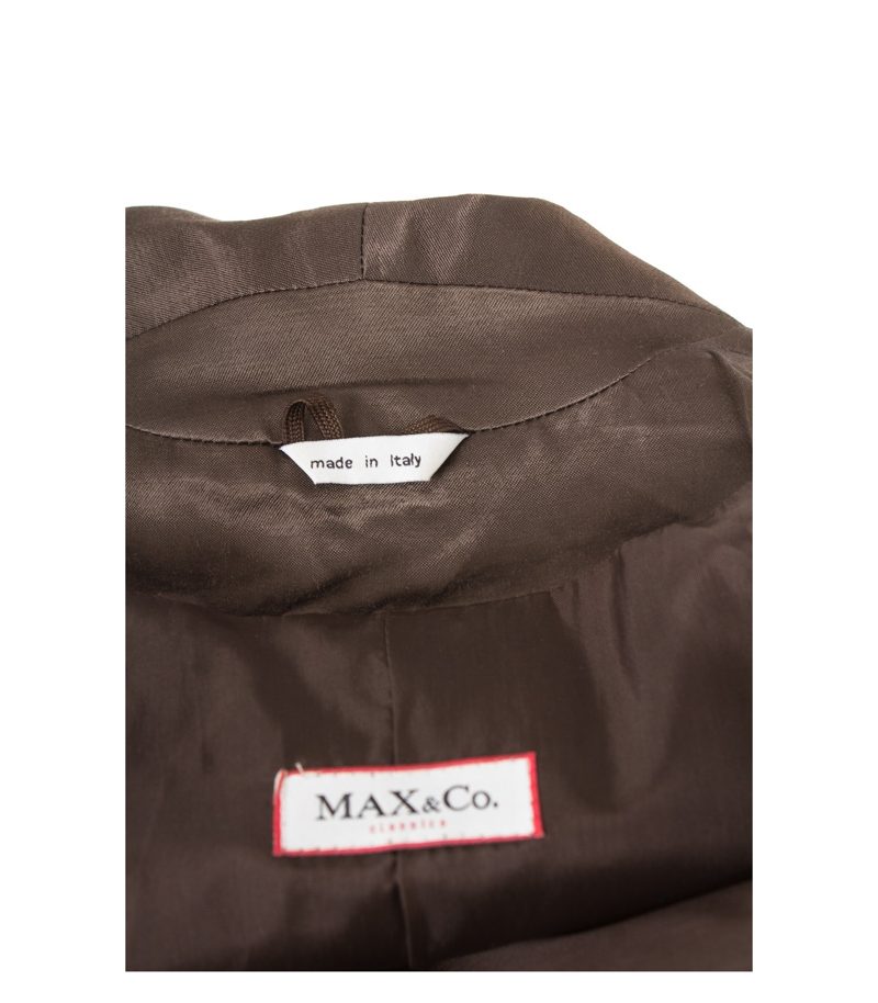 MAX&Co. Damen Blazer Gr. DE 34 Braun Baumwolle Viskose – Foto 7