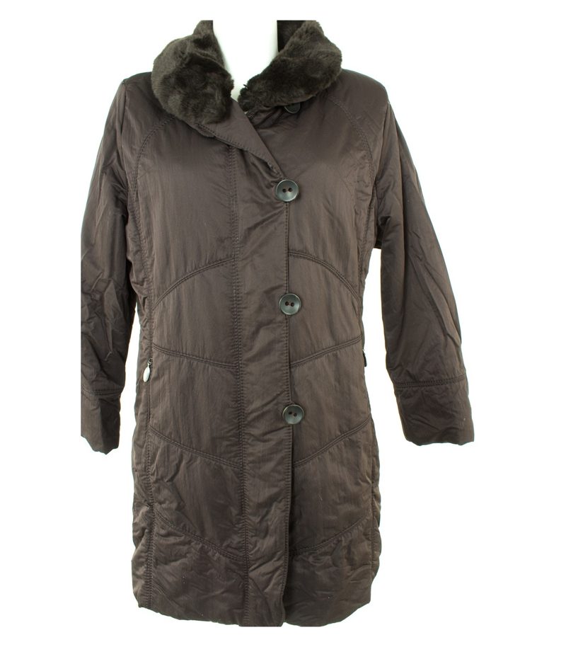 GERRY WEBER Damen Mantel Gr. DE 42 Braun – Foto 1