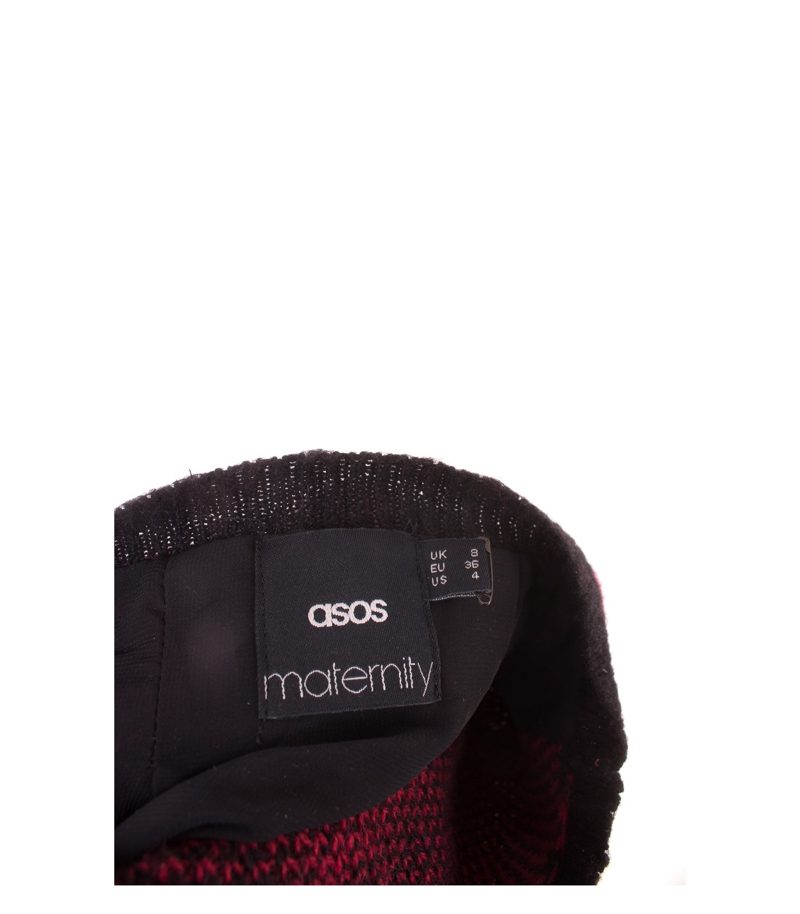 asos maternity Damen Pullover Gr. EU 36 Rot/Schwarz Wolle – Foto 5