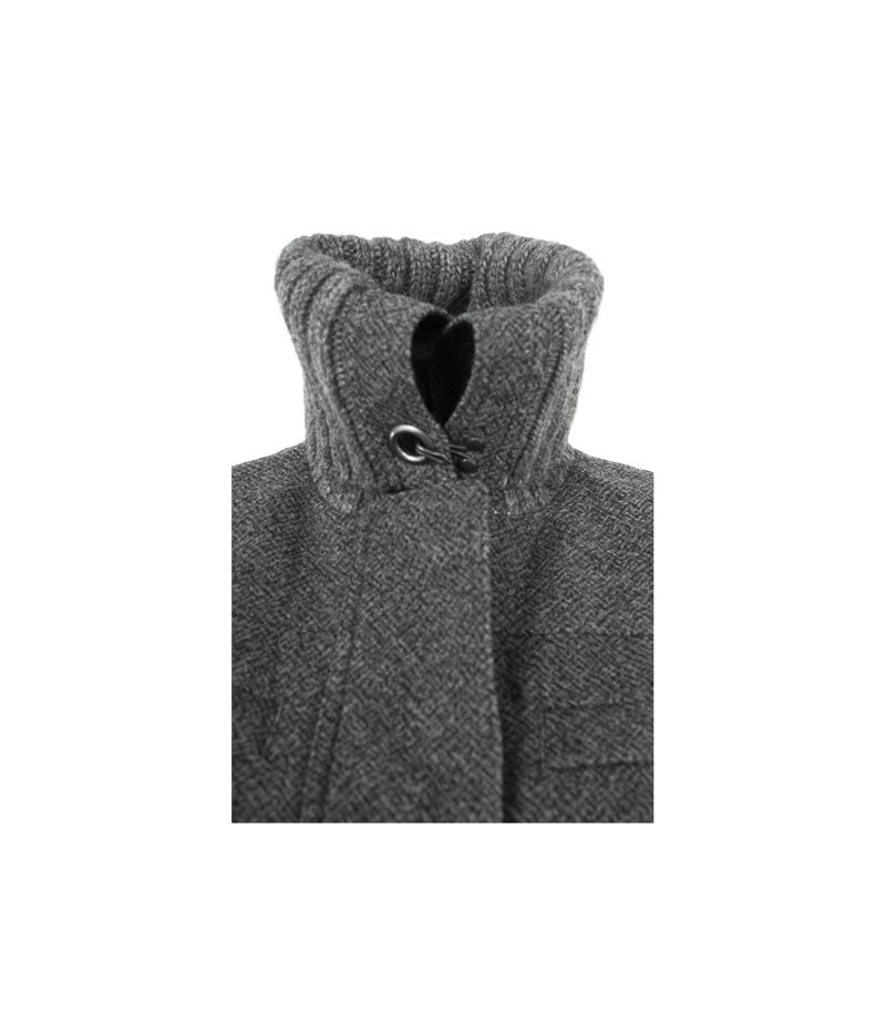 STEFANEL Damen Jacke Gr. DE 36 Grau Viskose – Foto 5