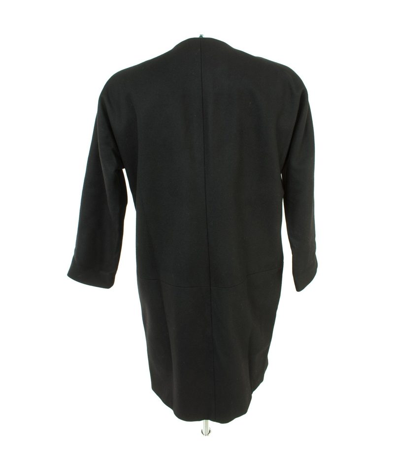 COS Damen Mantel Trenchcoat GR.DE 38 Schwarz Wolle – Foto 4