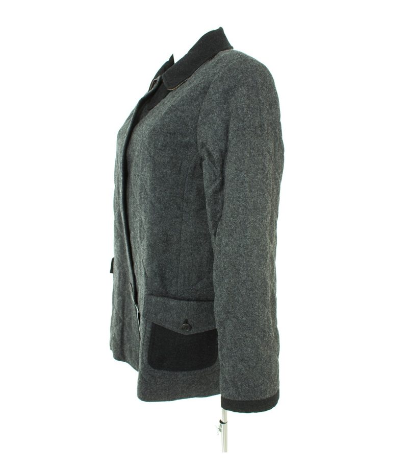 LARCON MUNICH by ESTHER ERL Damen Jacke Gr. DE 42 Grau Wolle – Foto 2