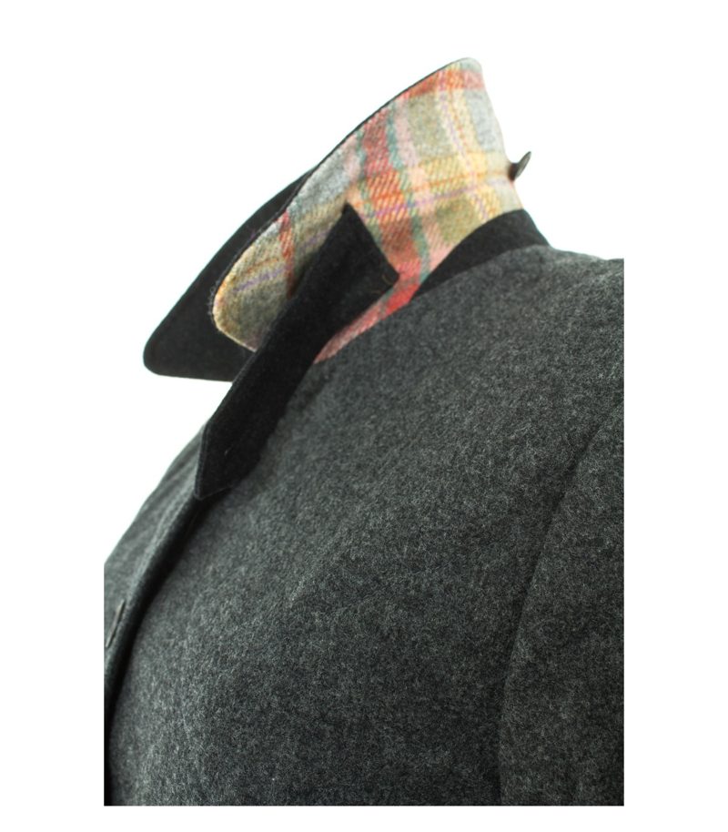 LARCON MUNICH by ESTHER ERL Damen Jacke Gr. DE 42 Grau Wolle – Foto 5