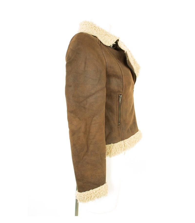 H&M Damen Jacke Gr.DE 34 Braun – Foto 2