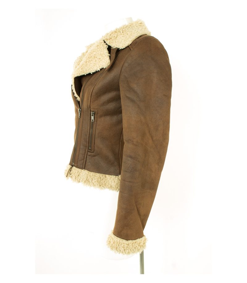 H&M Damen Jacke Gr.DE 34 Braun – Foto 3