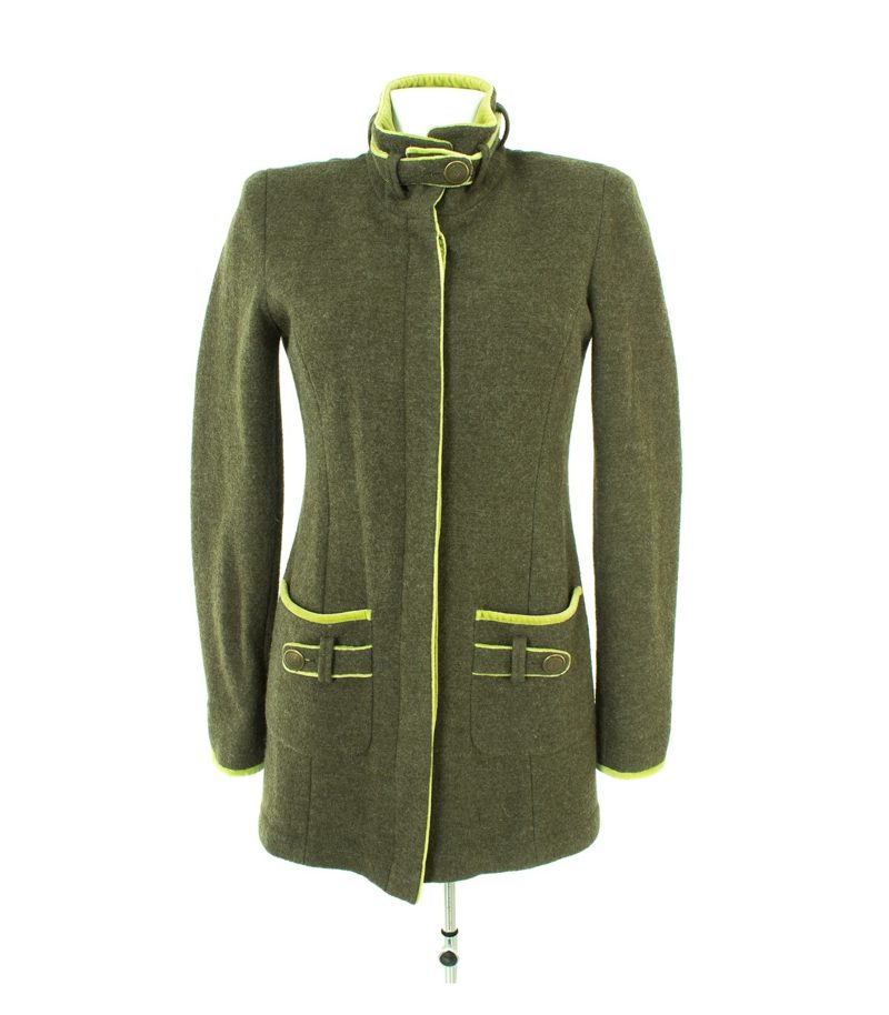 HILDEBRANDT Damen Mantel Longblazer GR. DE 36 Khaki/Grün – Foto 1
