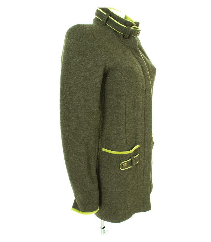HILDEBRANDT Damen Mantel Longblazer GR. DE 36 Khaki/Grün – Foto 2