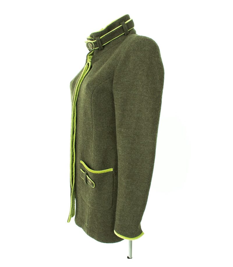 HILDEBRANDT Damen Mantel Longblazer GR. DE 36 Khaki/Grün – Foto 3