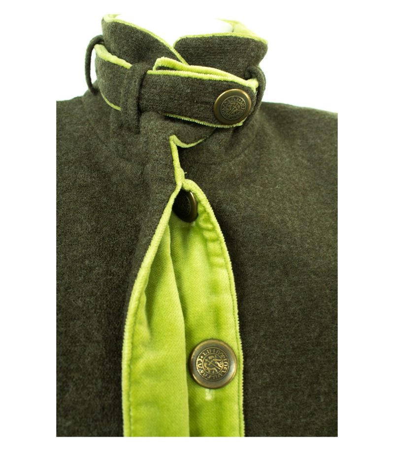 HILDEBRANDT Damen Mantel Longblazer GR. DE 36 Khaki/Grün – Foto 6