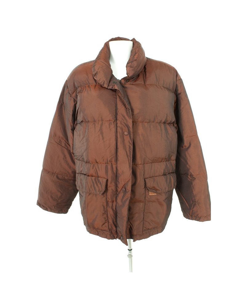 PIAZZA SEMPIONE Damen Jacke Daunenjacke Steppjacke Gr. DE 44 Braun Daunen – Foto 1